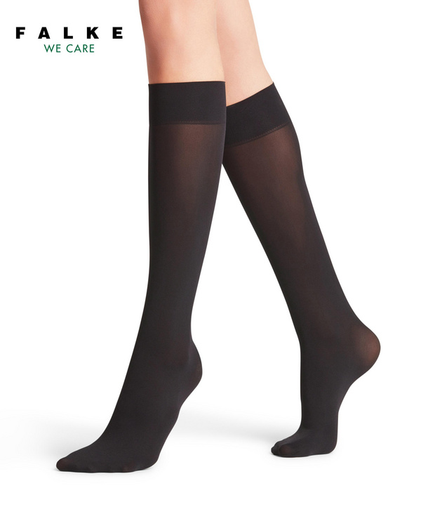 FALKE Pure Matt 50 DEN W LE semicoprenti tinta unita 1 pezzo, Leggings Donna, Viola (Amethyst 8635) nuovo - ecologico, S-M