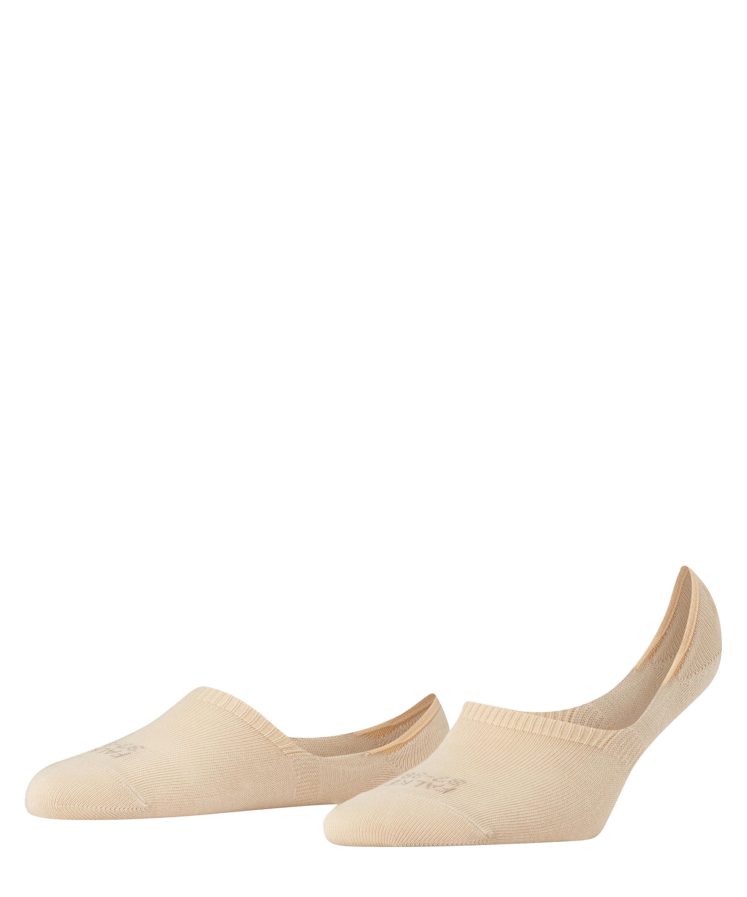 FALKE Step High Cut Women Invisibles, 8-9, Beige, Solid, Cotton