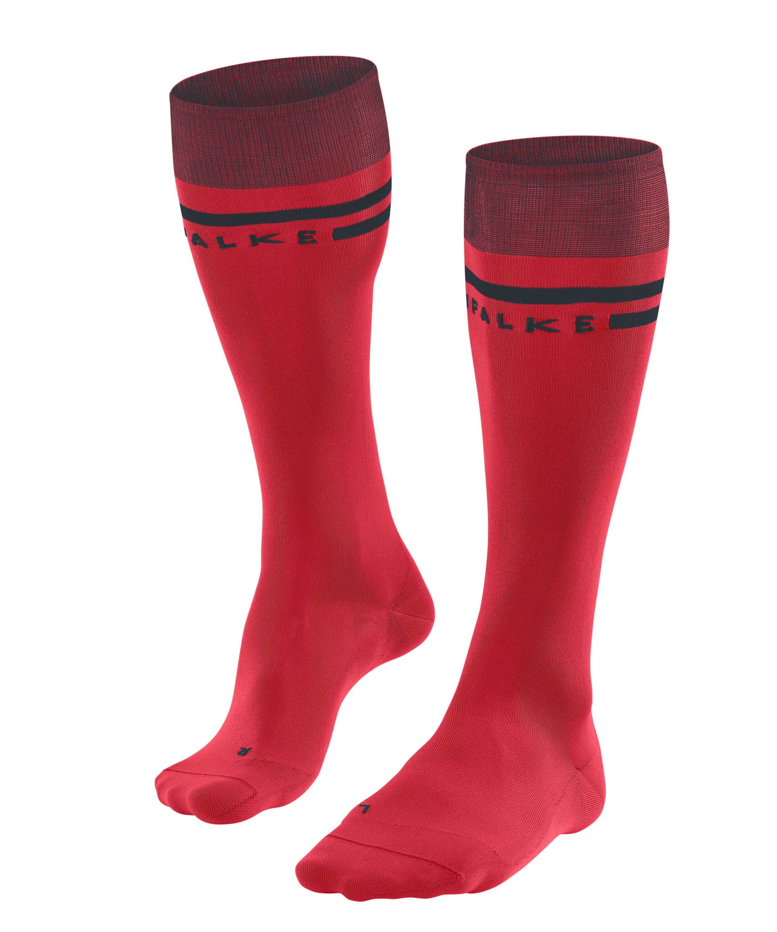 FALKE SK7 Race Men Skiing Knee High Socks, 10.5-11.5, Red
