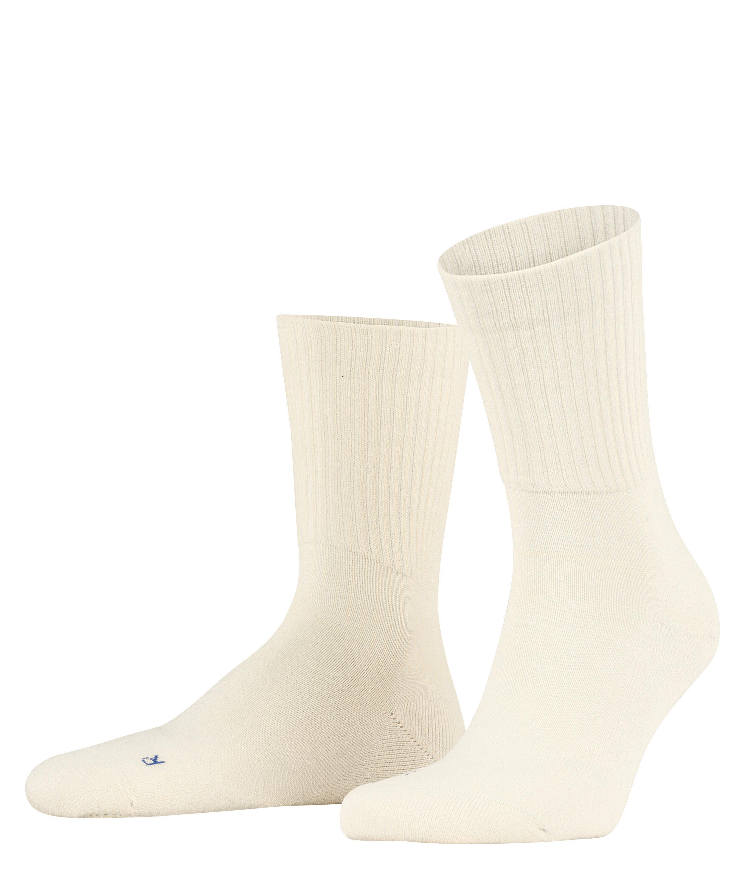 FALKE Walkie Light Unisex Boot Socks, 3-4, White, Solid, Vir