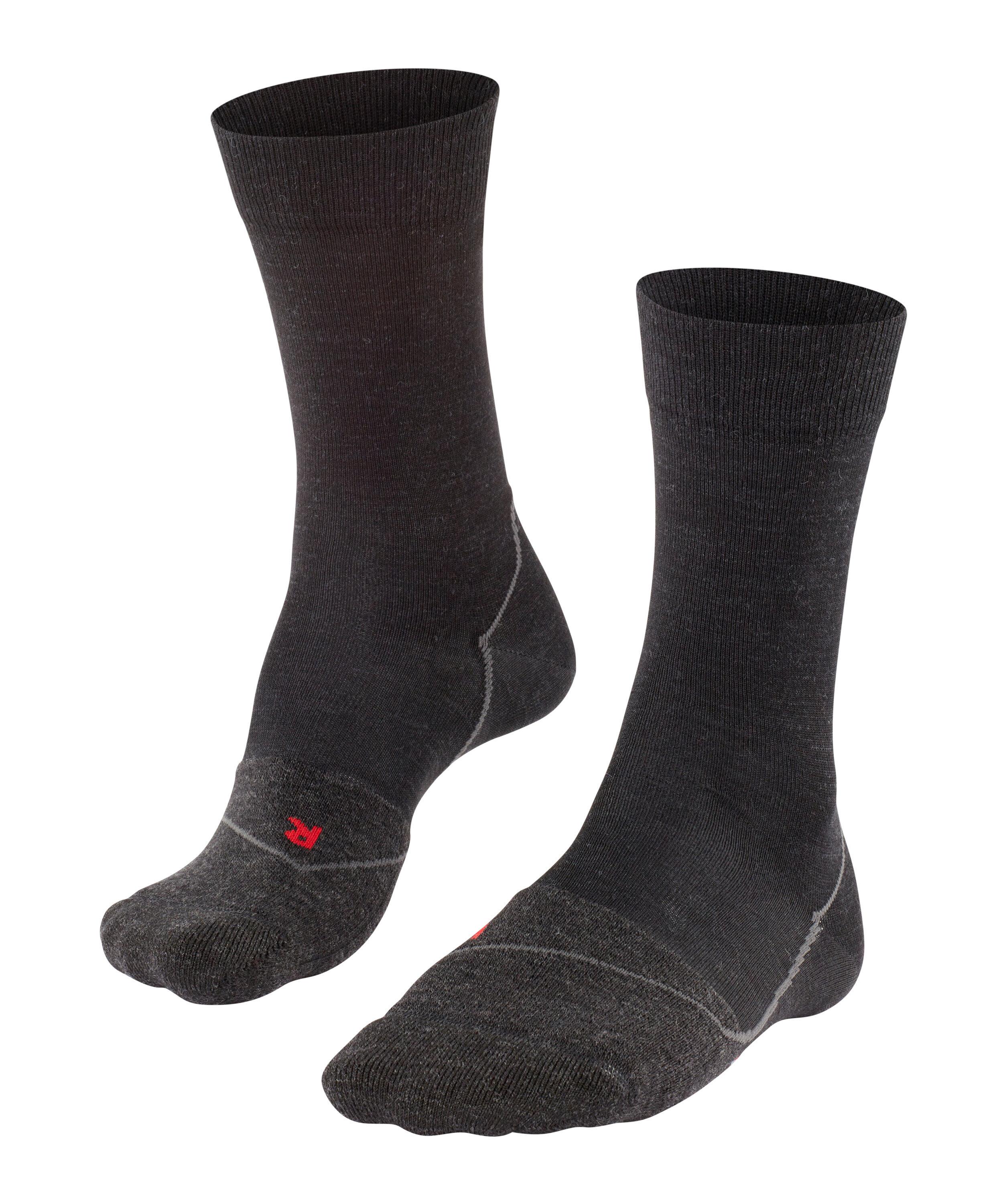 FALKE BC Warm Comfort Unisex Biking Socks, 10.5-11.5, Black,