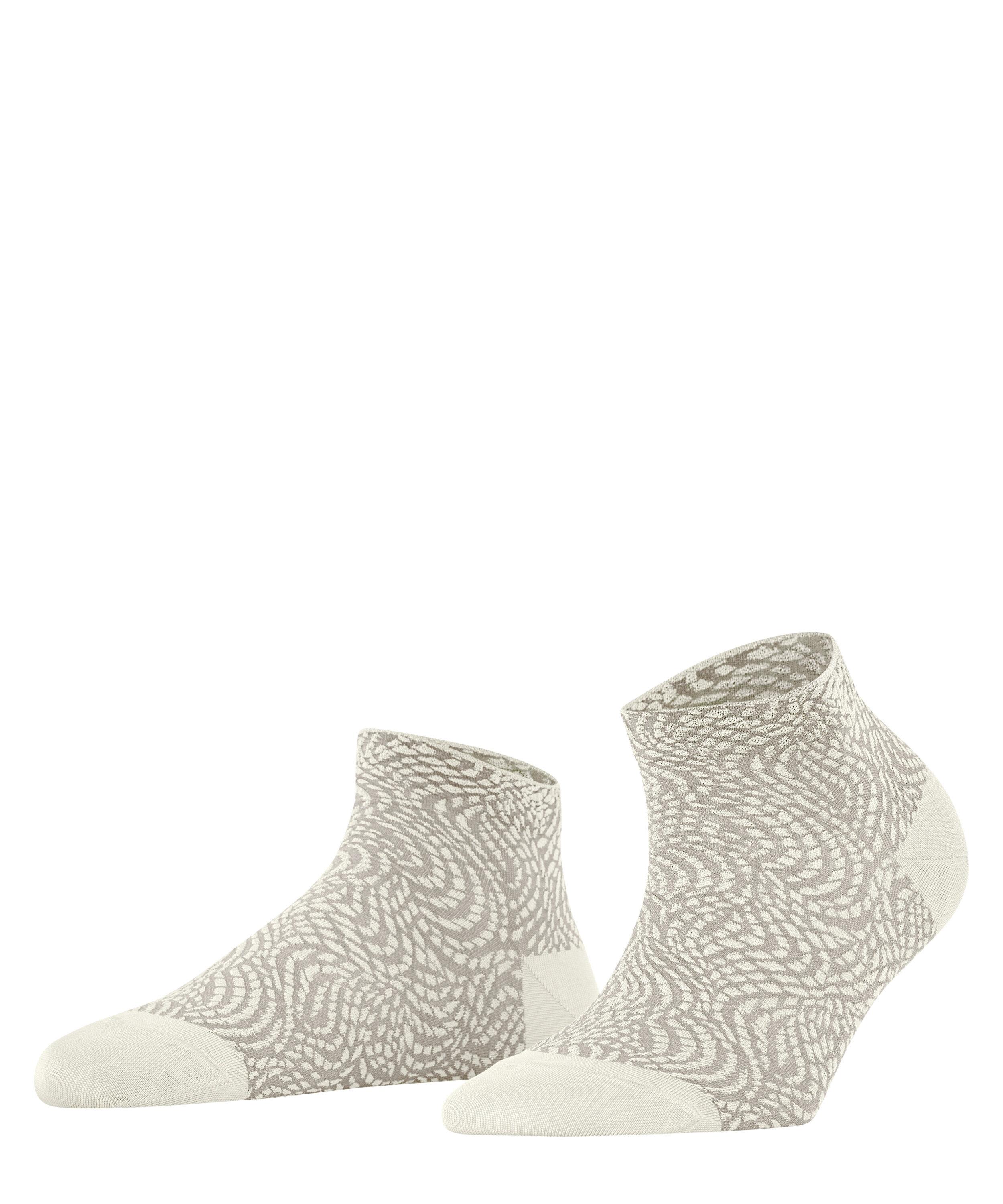 FALKE Aesthetic Wave Women Sneaker Socks, White, Structure