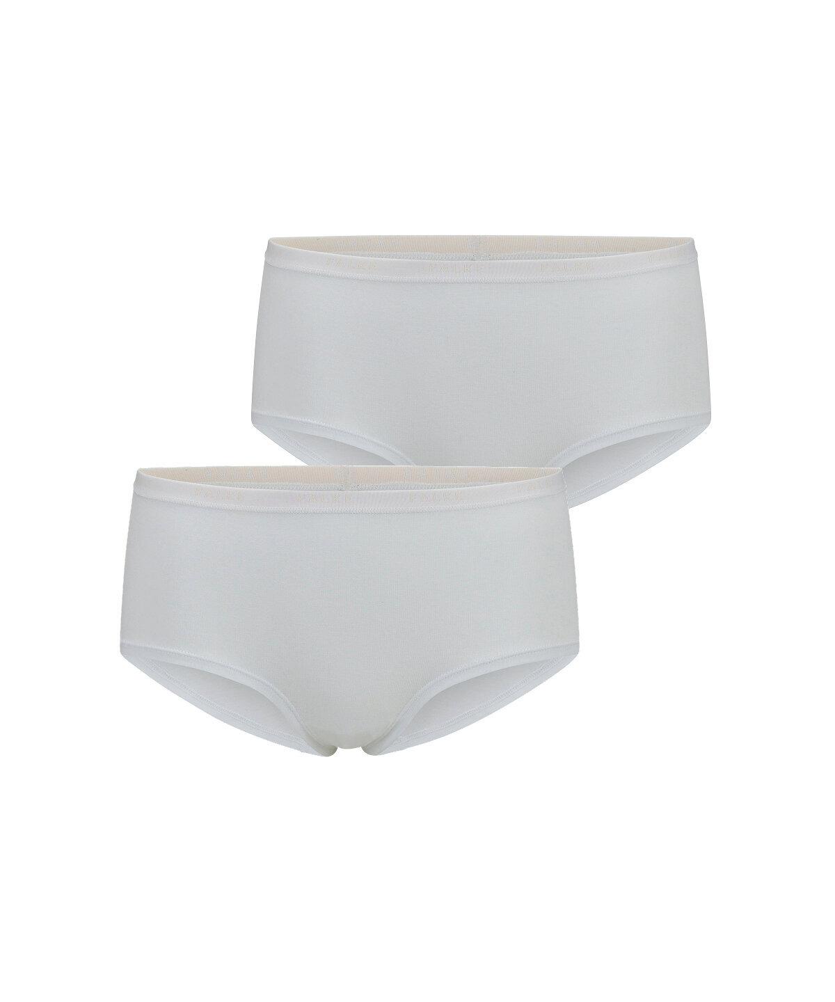 FALKE 2-Pack Women Hipster Daily Comfort, M, White, Solid, Cotton