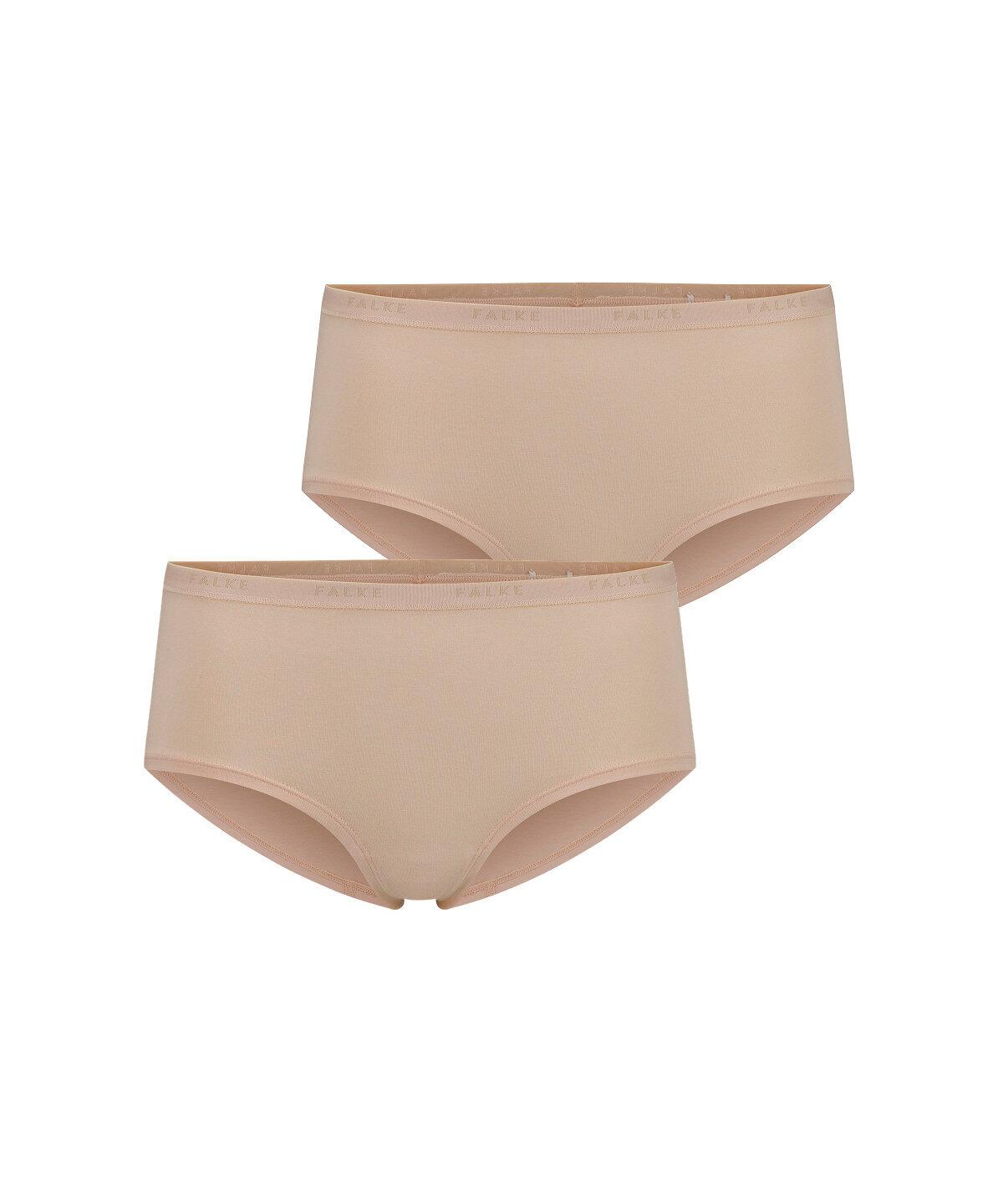 FALKE 2-Pack Women Hipster Daily Comfort, M, Beige, Solid, Cotton