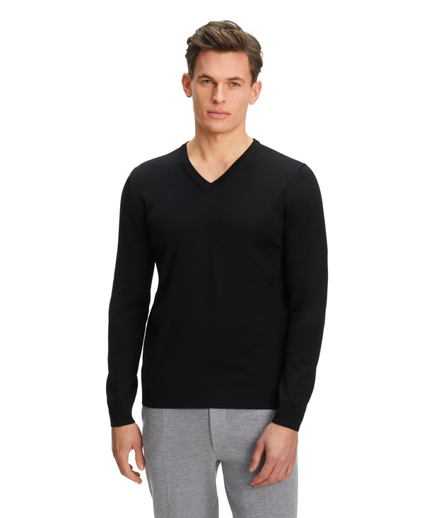 Herren Bekleidung Pullover und Strickware V-Ausschnitt Pullover Etro Wolle Pullover in Schwarz für Herren 