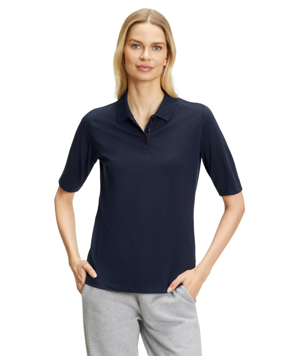 Dames Polo Shirt (Blauw) | FALKE