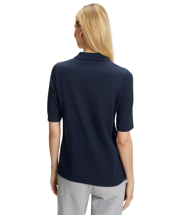 Women Polo shirt Polo (Blue) | FALKE