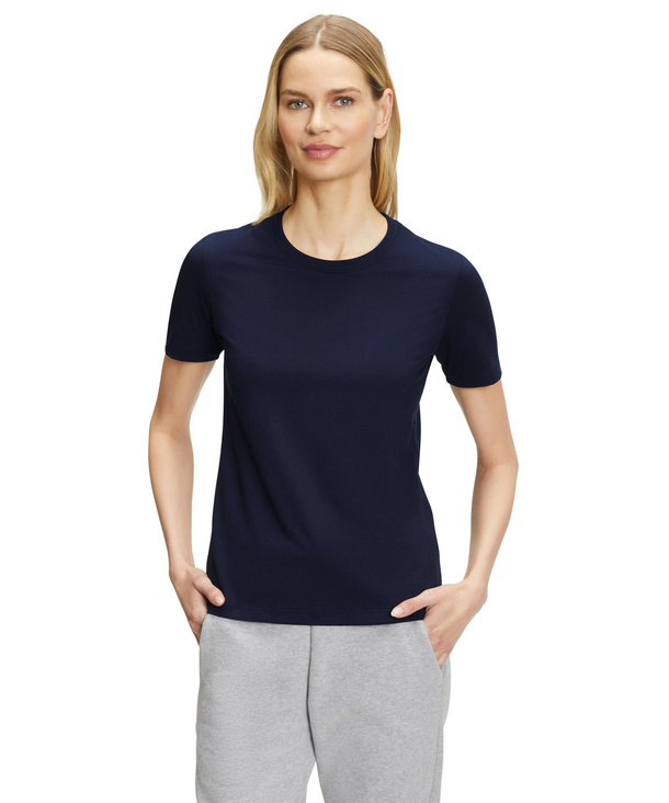 Vrouw Tijd Stewart Island Dames T-shirt Ronde hals (Blauw) | FALKE