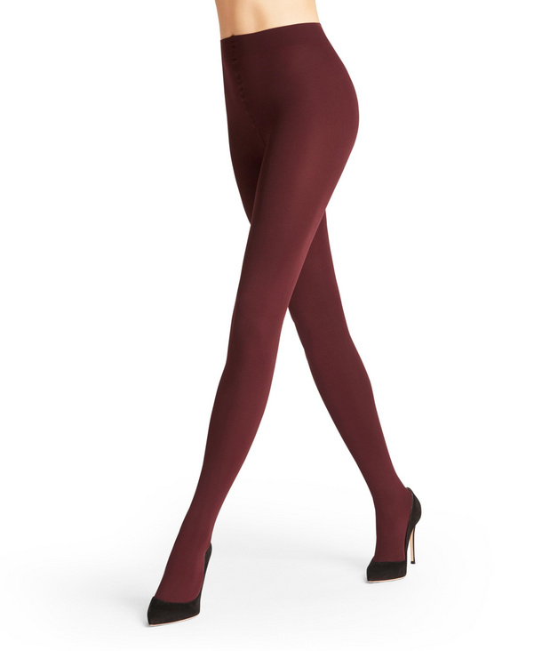 the miller affect wearing deep red tights for the #choosecolor