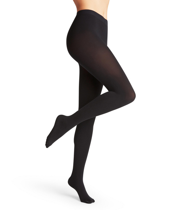 Tights Warm Deluxe 80 den (Black) | FALKE