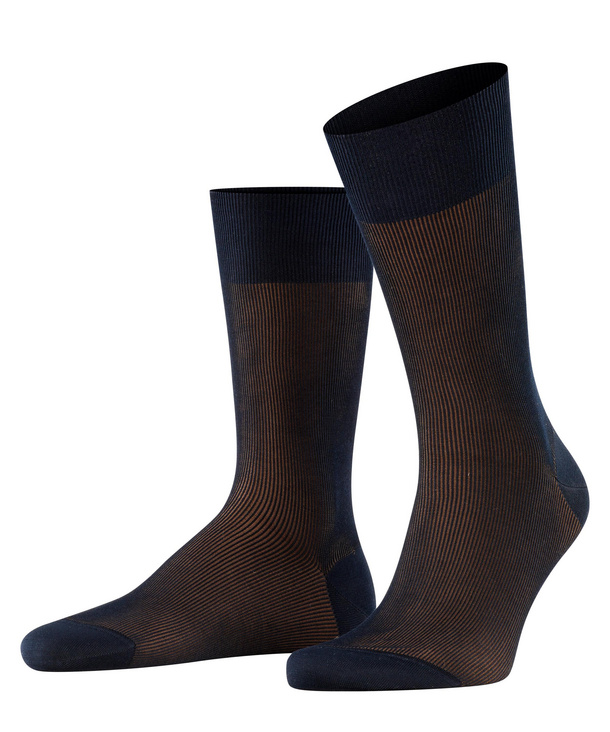 Ijzig Ophef West Short Socks Fine Shadow (Blue) | FALKE