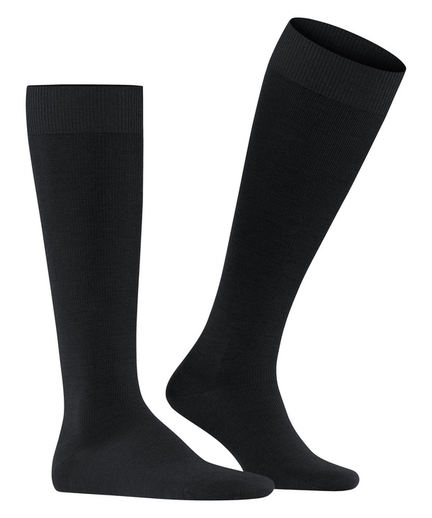 Energizing Wool Men Knee-high socks (Black)