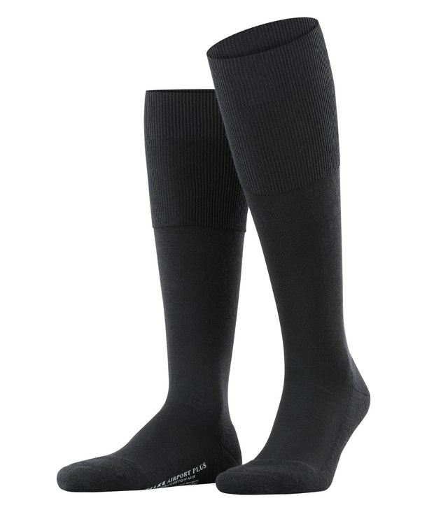 Airport Plus Men Knee-high Socks (Black) | FALKE