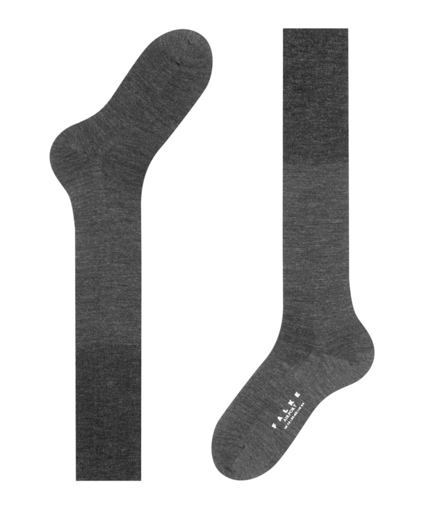 FALKE Heren Kniekousen Energizing Wool M Kh wol katoen met compressie 1 paar, Bruin Brown 5930, 39-40