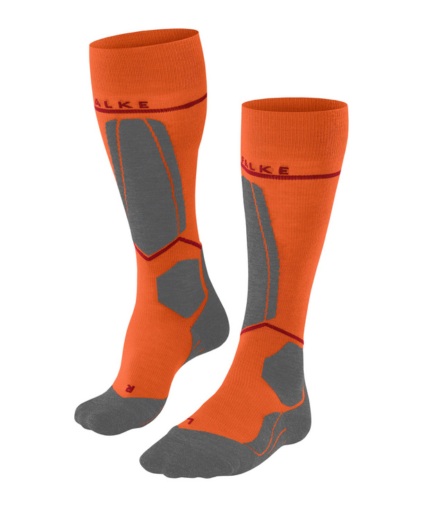 SK4 Advanced Compression Light Men Skiing Knee-high Socks (Orange)