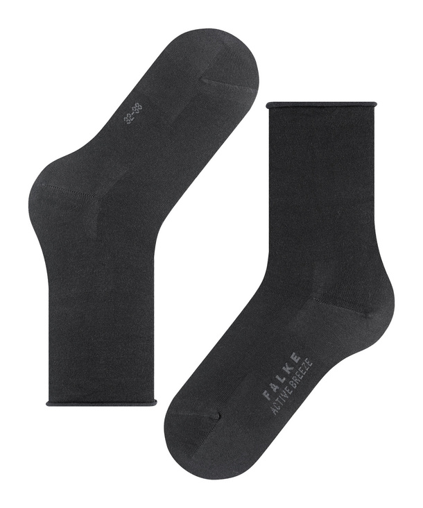 FALKE Cotton Touch Crew Socks (47105)- Black - Breakout Bras