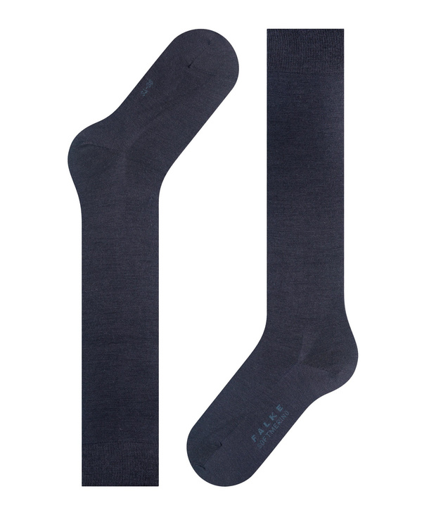 FALKE Damen Socken Softmerino 2er Pack – Weiche Merinowolle Mit Baumwolle, Größe 37/38, Dark Navy
