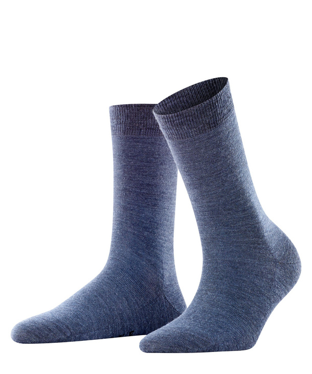 Omgaan Split factor Ankle Socks Softmerino (Blue) | FALKE