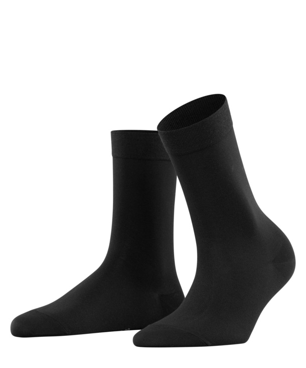 FALKE Socken Cotton Touch Baumwolle Damen weiß schwarz viele weitere Farben verstärkte Damensocken ohne Muster atmungsaktiv dünn und einfarbig 1 Paar 