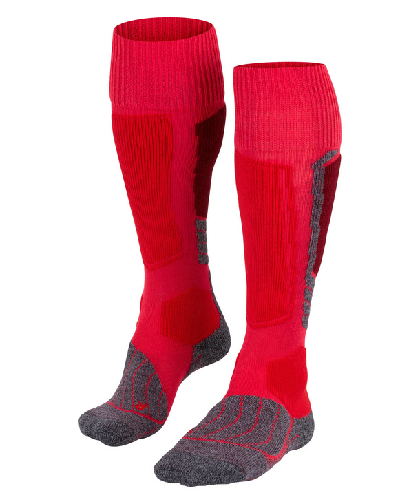 warm EU 122-128 UK size 12.2.5 virgin wool mix Red tights FALKE ESS Kids Wool Tech ideal for ski protection in cold to very cold temperatures Sweat wicking fast drying 