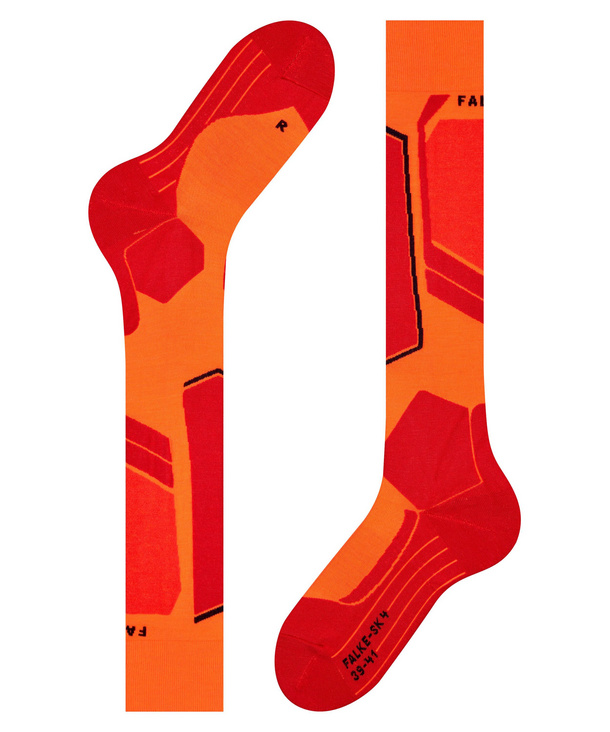 Nike Chaussettes de Football Stadium Crew - Orange/Noir