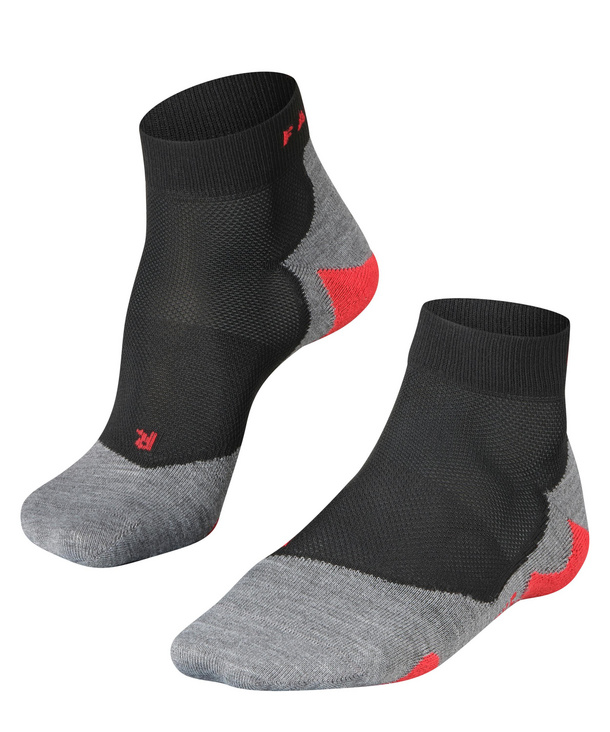 Verkeerd Reserveren draadloze Running Socks RU5 Lightweight Short Men (Black) | FALKE