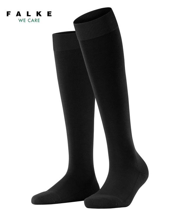thumbnail image 2 of Ladies Knee High Wool Blend Socks - Cream, Broad Rib Design, For Walking, Hiking & Boots (UK Size 4-8) 2 of 4