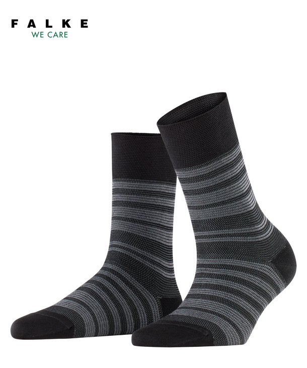 Contemporary Monochrome Dress Socks, Black and Grey Sophistication