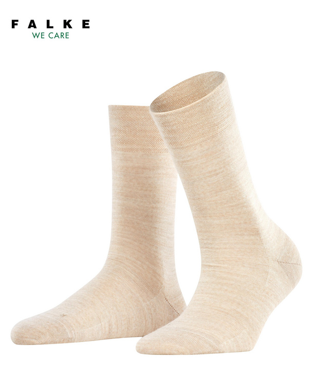 Chaussettes FALKE Sensitive Berlin Pour Femme - Mélange Coton/laine Mérinos - Confort Non Compressif
