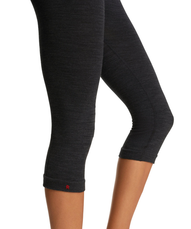 Wool-Tech WOMEN 3/4 TIGHTS (Black) | FALKE