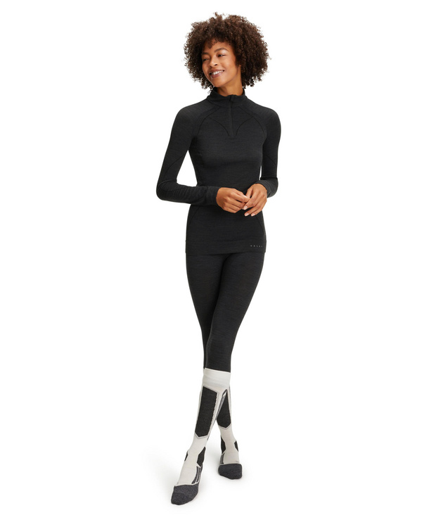 Wool-Tech WOMEN 3/4 TIGHTS (Black) | FALKE
