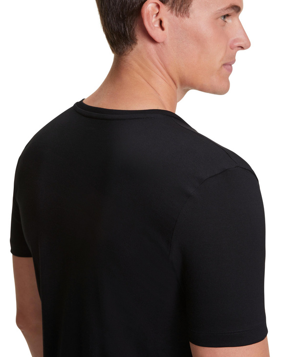 2-Pack Herren T-Shirt V-Ausschnitt (Schwarz) | FALKE