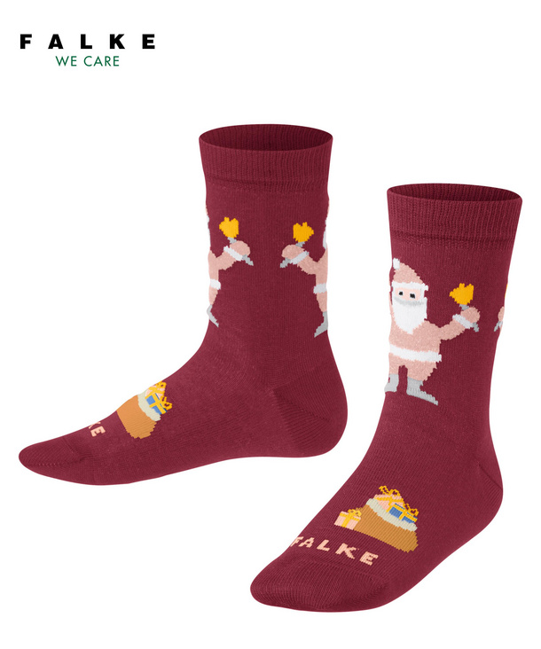 (Rot) FALKE Socken | Kinder Santa Happy