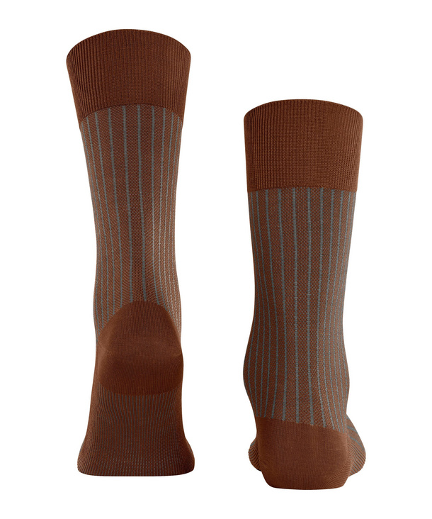 Oxford Stripe Men Socks (Brown)