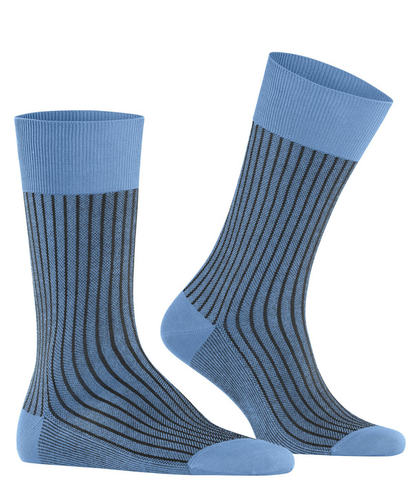 Oxford Stripe Men Socks (Blue) FALKE