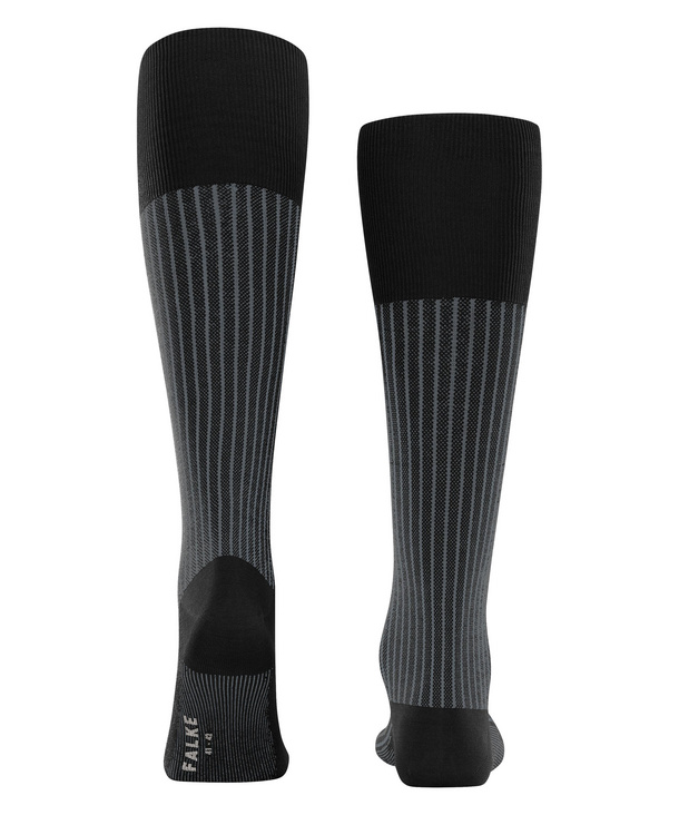 Oxford Stripe Men Knee-high socks (Black) | FALKE