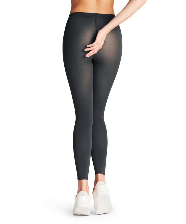 Cotton Touch Women Leggings Grey FALKE