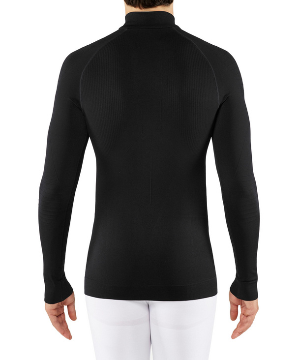 Maximum Warm MEN ZIP SHIRT TIGHT FIT (Black) | FALKE