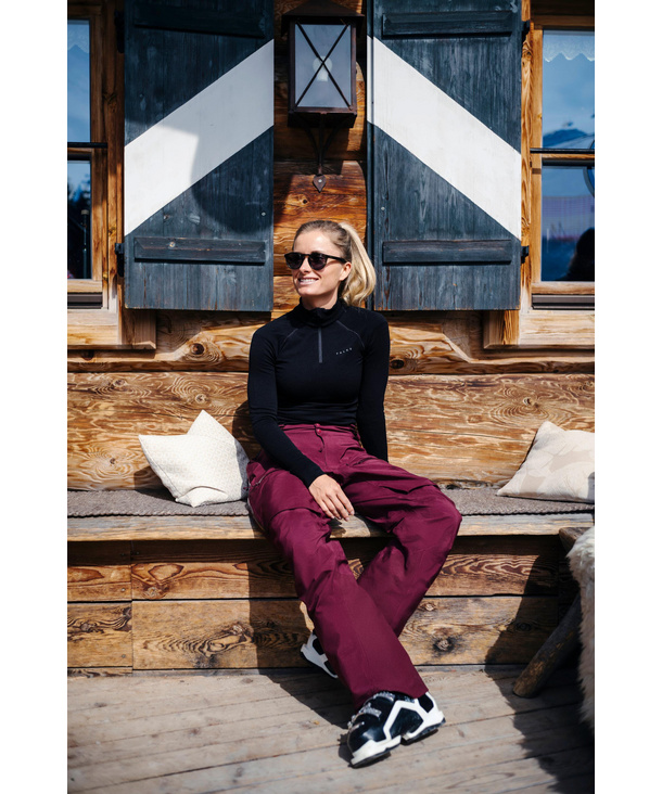 Women Long-sleeve shirt Maximum Warm (Black)