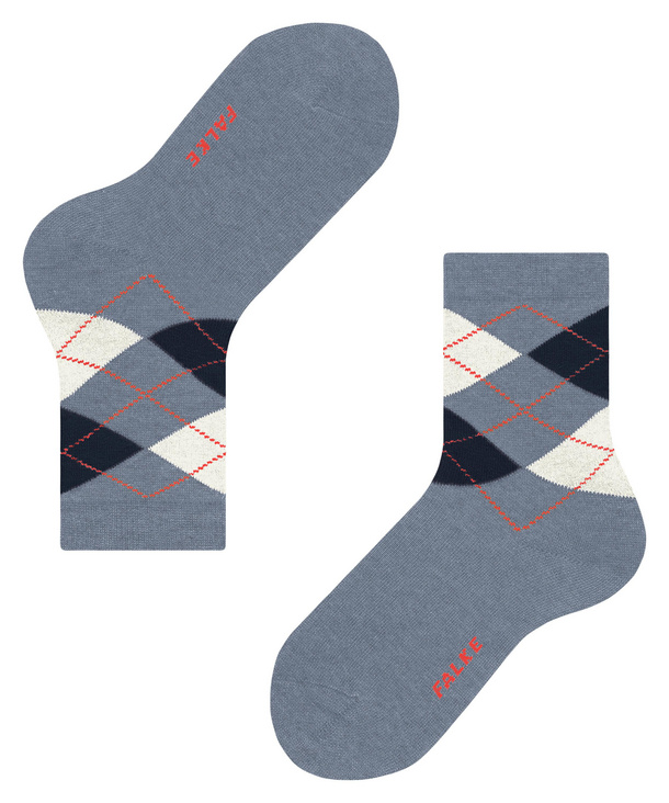 Носки Classic Argyle FALKE, цвет — серо-синий — фото 5
