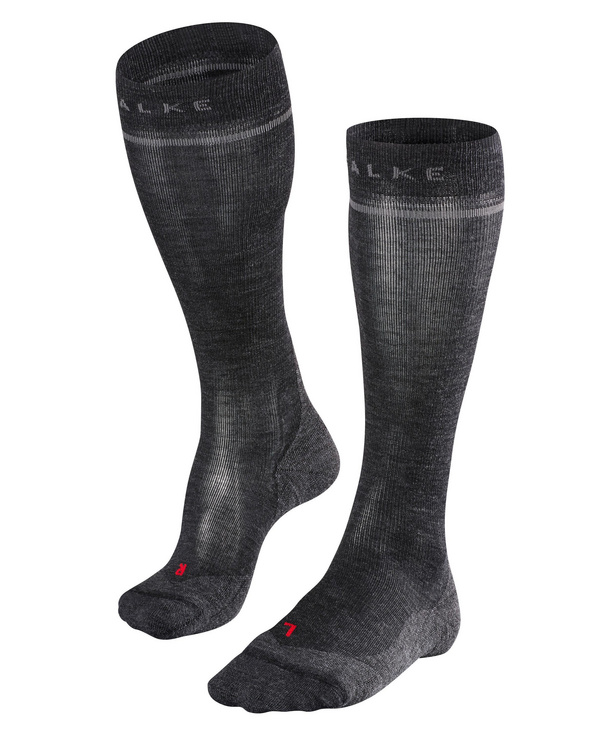 Thermal Wool Nylon Black Knee High Socks