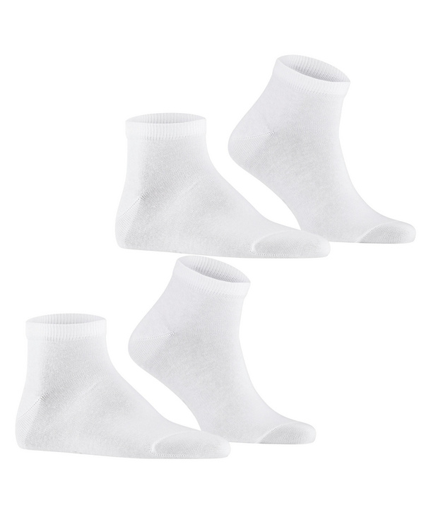 Happy 2-Pack Men Sneaker socks (White) | FALKE