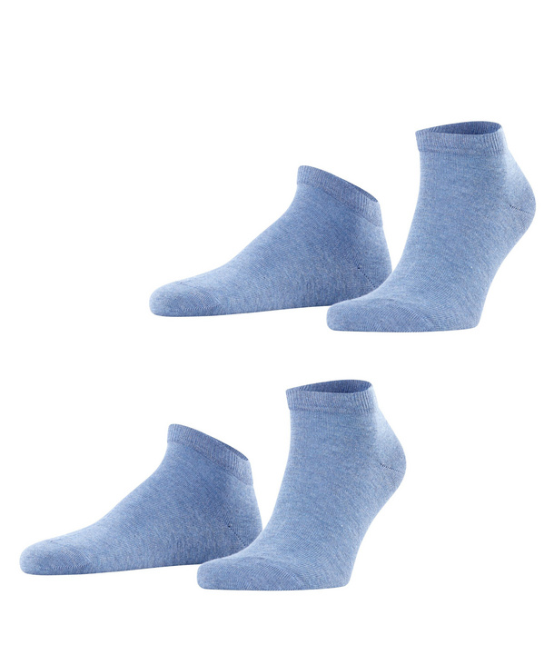 Happy 2-Pack Hombre Calcetín para zapatillas deportivas (Azul)