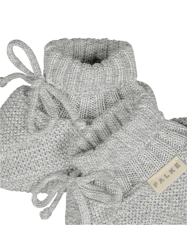 Пинетки Knitted Bootsock FALKE, цвет — серый — фото 3