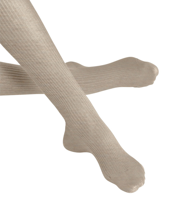 Family Rib Women Tights (Beige)