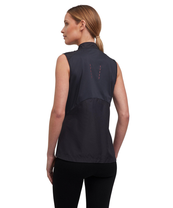 Women Running Waistcoat (Black) | FALKE