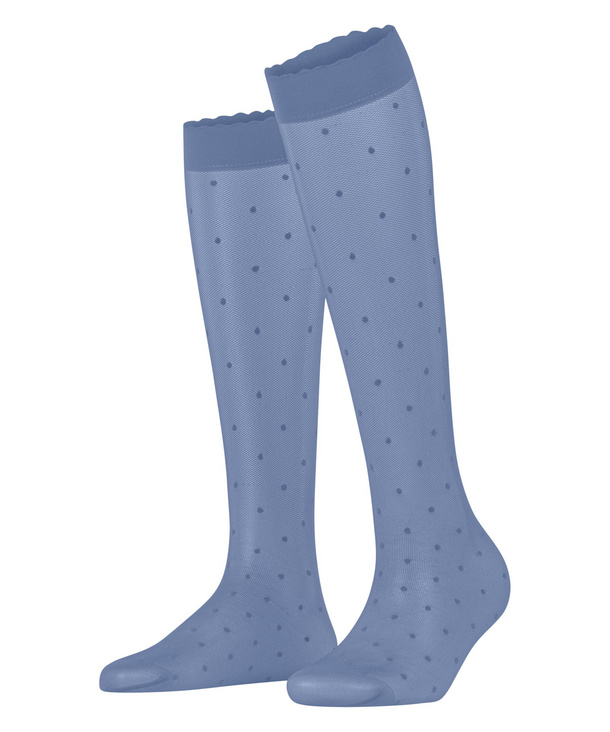 Dot 15 DEN Women Knee-high socks (Green)