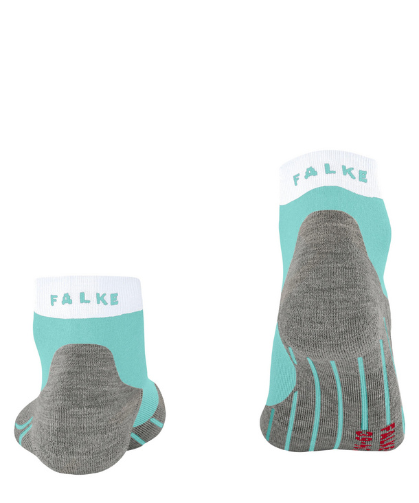 FALKE RU4 Short Chaussettes De Running Femmes - Blanc Mix - Confort Et Performance Pour La Course