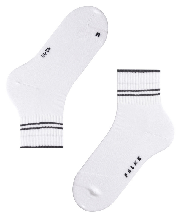 Run Rib Legacy Unisex Short socks (White)
