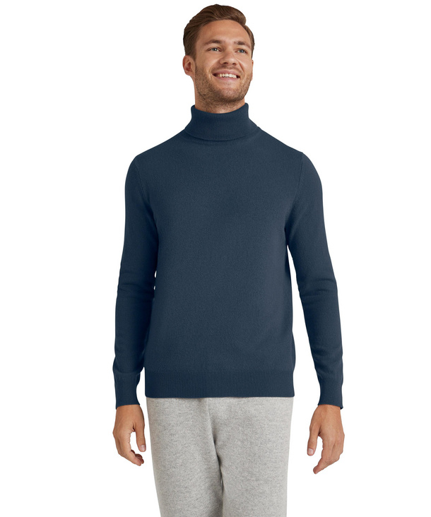 Herren Pullover Rundhals (Blau) FALKE